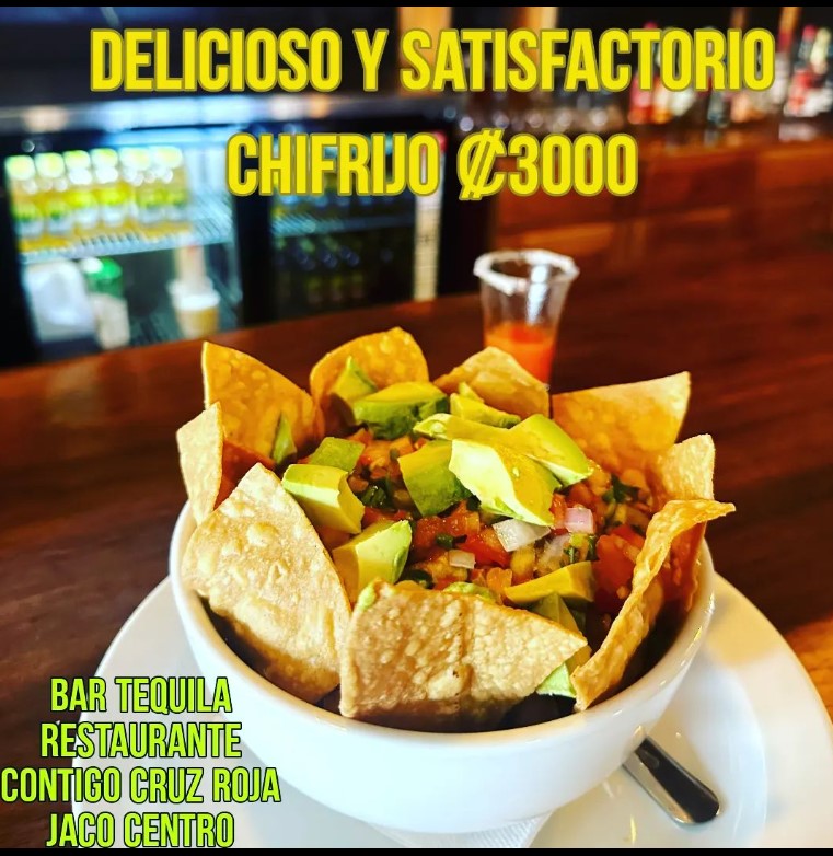 Chifrijo at Tequila Restaurant and Bar in Jaco, Costa Rica